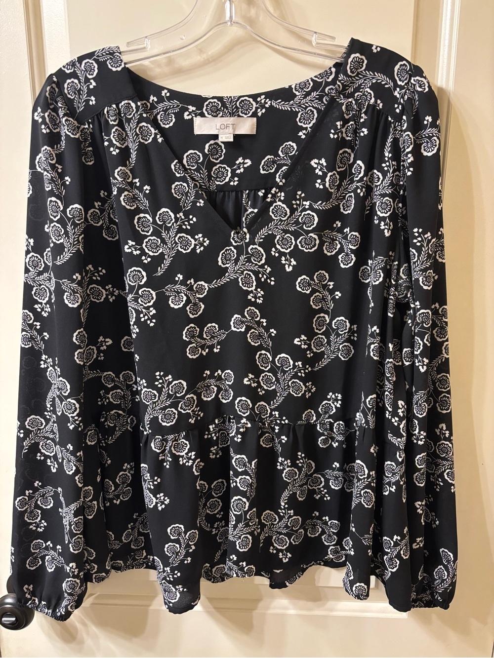 LOFT Floral Blouse